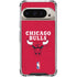 NBA Chicago Bulls Red Distressed Google Pixel 9 Pro XL Clear Case